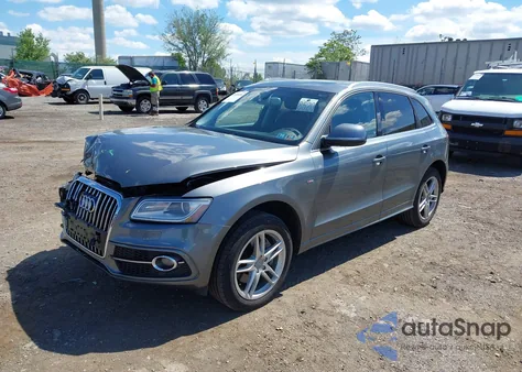 2014 Audi Q5 3.0T Premium Plus from USA, damaged, VIN WA1DGAFP6EA121652
